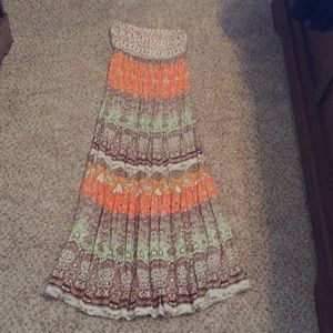 Strapless Maxi Dress